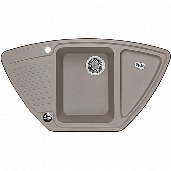 Мойка кухонная Акватон Лория 1A715032LR250 94 см серый шелк