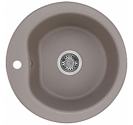 Мойка кухонная Акватон Мида 1A712732MD250 51 см серый шелк