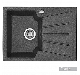 Мойка кухонная Акватон Монца 1A716032MC210 68 см графит