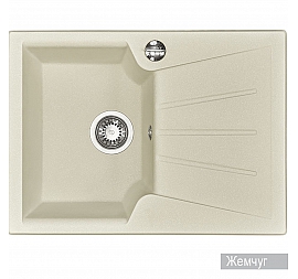 Мойка кухонная Акватон Монца 1A716032MC240 68 см жемчуг