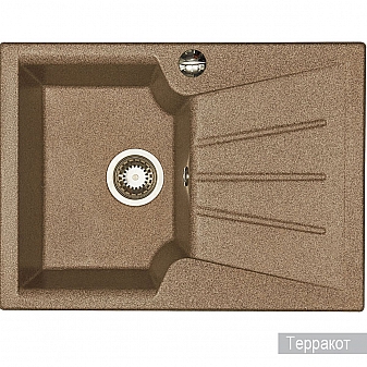 Мойка кухонная Акватон Монца 1A716032MC270 68 см терракот