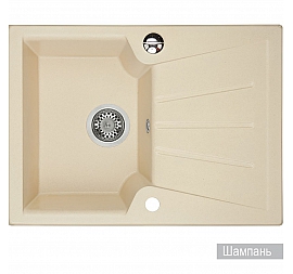 Мойка кухонная Акватон Монца 1A716032MC290 68 см шампань