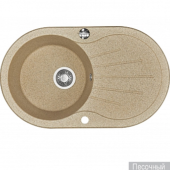 Мойка кухонная Акватон Паола 1A714032PA220 80 см песочный