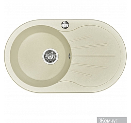 Мойка кухонная Акватон Паола 1A714032PA240 80 см жемчуг