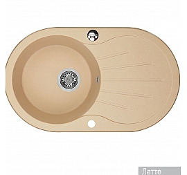 Мойка кухонная Акватон Паола 1A714032PA260 80 см латте