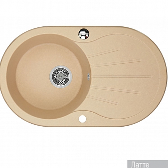 Мойка кухонная Акватон Паола 1A714032PA260 80 см латте