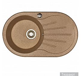 Мойка кухонная Акватон Паола 1A714032PA270 80 см терракот