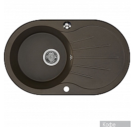 Мойка кухонная Акватон Паола 1A714032PA280 80 см кофе