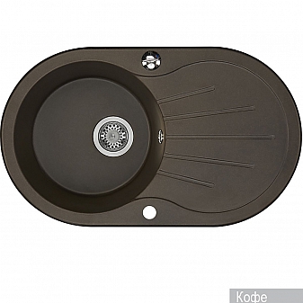 Мойка кухонная Акватон Паола 1A714032PA280 80 см кофе