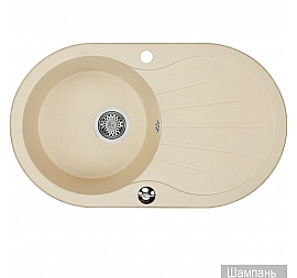 Мойка кухонная Акватон Паола 1A714032PA290 80 см шампань