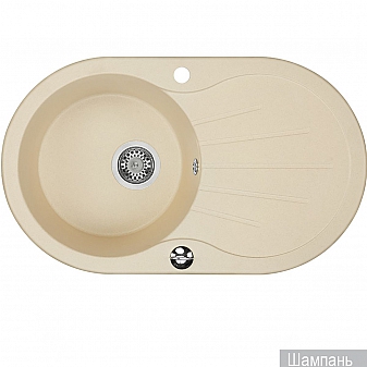 Мойка кухонная Акватон Паола 1A714032PA290 80 см шампань