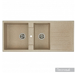 Мойка кухонная Акватон Торина 1A712032TR220 115 см песочный