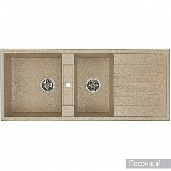 Мойка кухонная Акватон Торина 1A712032TR220 115 см песочный