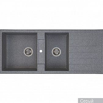 Мойка кухонная Акватон Торина 1A712032TR230 115 см серый