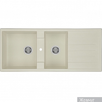 Мойка кухонная Акватон Торина 1A712032TR240 115 см жемчуг