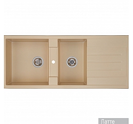 Мойка кухонная Акватон Торина 1A712032TR260 115 см латте