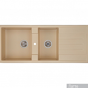 Мойка кухонная Акватон Торина 1A712032TR260 115 см латте