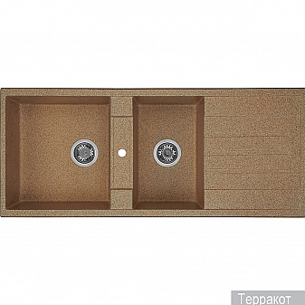 Мойка кухонная Акватон Торина 1A712032TR270 115 см терракот