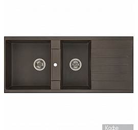 Мойка кухонная Акватон Торина 1A712032TR280 115 см кофе