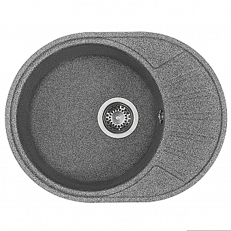 Мойка кухонная Акватон Чезана 1A711232CS230 57 см серый