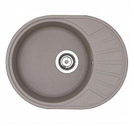 Мойка кухонная Акватон Чезана 1A711232CS250 57 см серый шелк