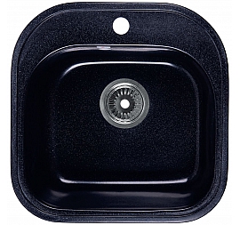 Мойка кухонная Rossinka RS48-49S-Black 48 см черная