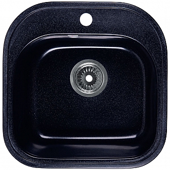 Мойка кухонная Rossinka RS48-49S-Black 48 см черная