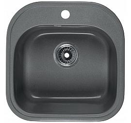 Мойка кухонная Rossinka RS48-49S-Gray 48 см серая