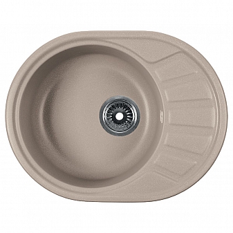 Мойка кухонная Rossinka RS58-45RW-Beige 57 см бежевая