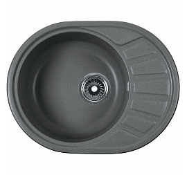 Мойка кухонная Rossinka RS58-45RW-Gray 57 см серая