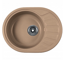 Мойка кухонная Rossinka RS58-45RW-Sand 57 см песочная