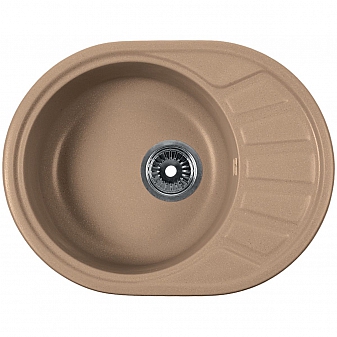 Мойка кухонная Rossinka RS58-45RW-Sand 57 см песочная