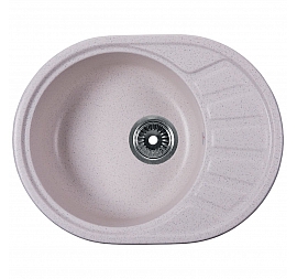 Мойка кухонная Rossinka RS58-45RW-White 57 см белая