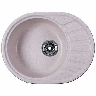 Мойка кухонная Rossinka RS58-45RW-White 57 см белая