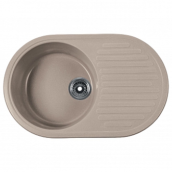 Мойка кухонная Rossinka RS74-46RW-Beige 74 см бежевая