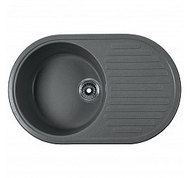 Мойка кухонная Rossinka RS74-46RW-Gray 74 см серая