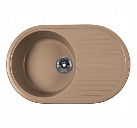 Мойка кухонная Rossinka RS74-46RW-Sand 74 см песочная