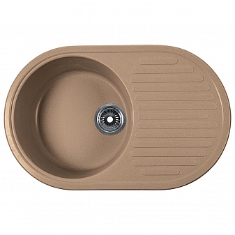 Мойка кухонная Rossinka RS74-46RW-Sand 74 см песочная