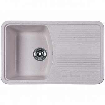 Мойка кухонная Rossinka RS76-47SW-White 74 см белая