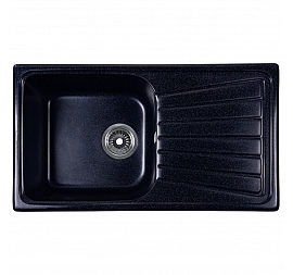 Мойка кухонная Rossinka RS81-46SW-Black 78 см черная