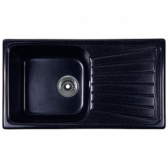 Мойка кухонная Rossinka RS81-46SW-Black 78 см черная