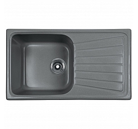 Мойка кухонная Rossinka RS81-46SW-Gray 78 см серая
