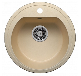 Мойка кухонная Polygran F-05 45 см бежевая