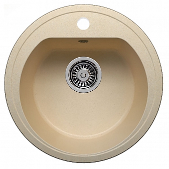 Мойка кухонная Polygran F-05 45 см бежевая