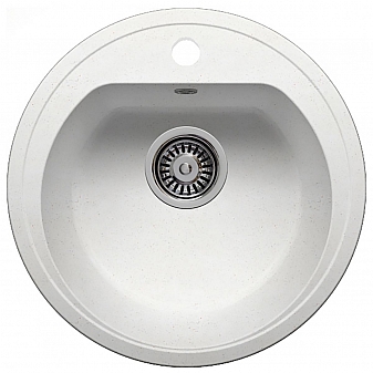 Мойка кухонная Polygran F-05 45 см белая