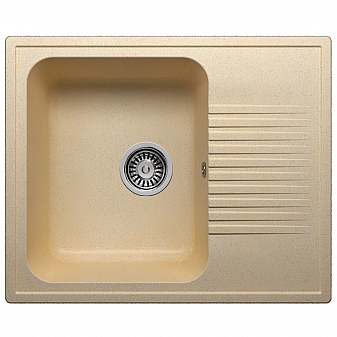 Мойка кухонная Polygran F-07 61 см бежевая