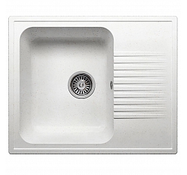 Мойка кухонная Polygran F-07 61 см белая