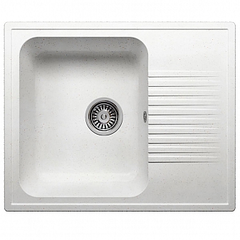 Мойка кухонная Polygran F-07 61 см белая