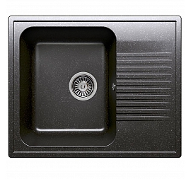 Мойка кухонная Polygran F-07 61 см черная