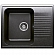 Мойка кухонная Polygran F-07 61 см черная
